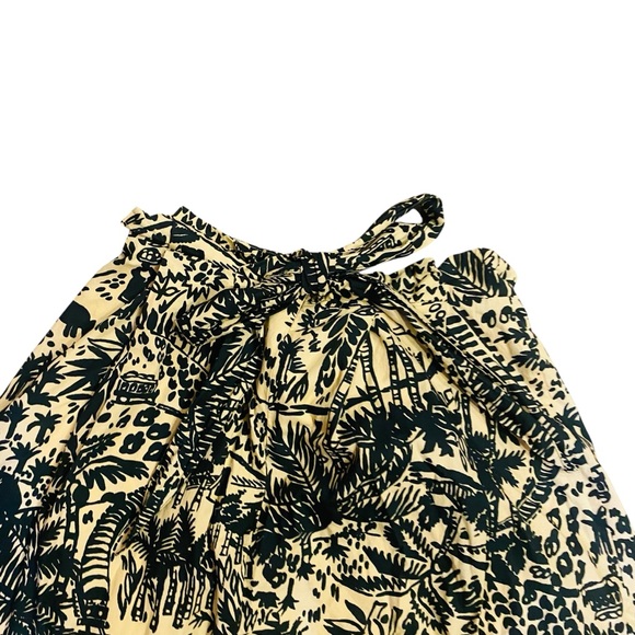 ANTHROPOLOGIE COREY LYNN CALTER | Palm Garden Paper Bag Skirt. Sz. 10 - Picture 5 of 9